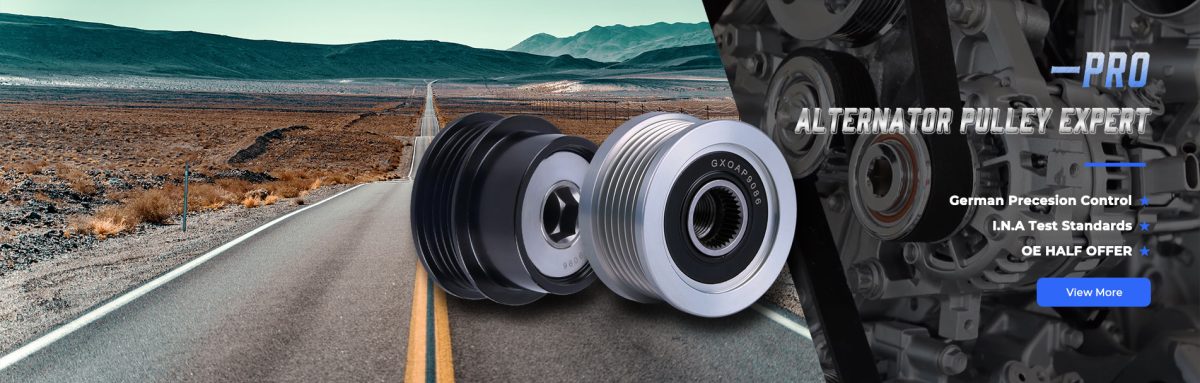 Alternator freewheel pulley